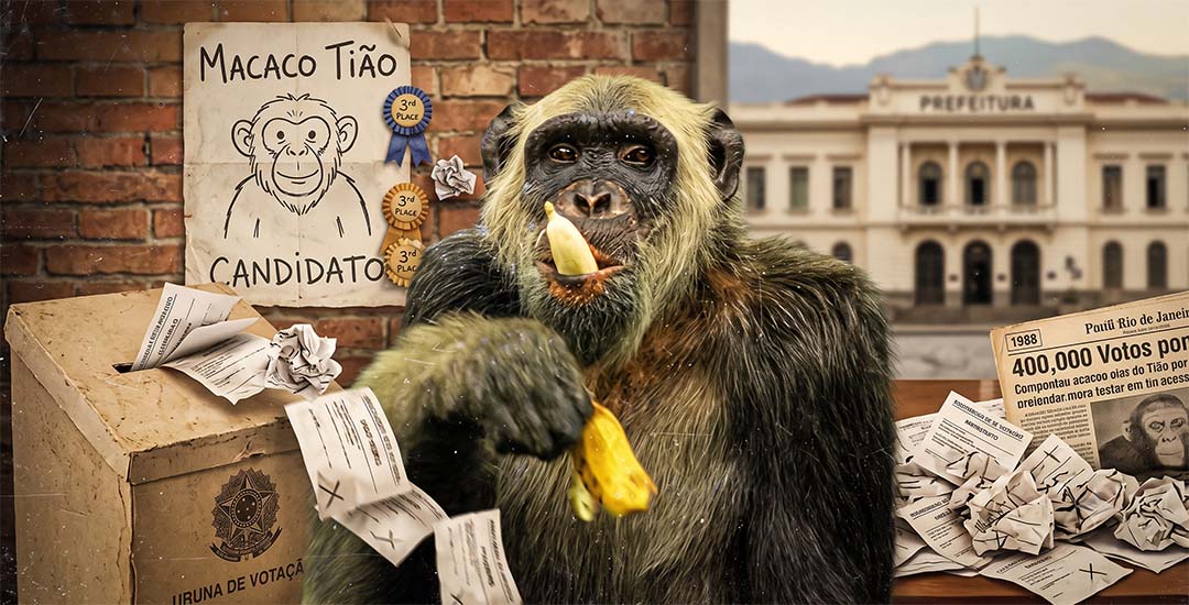 O macaco que quase foi prefeito 