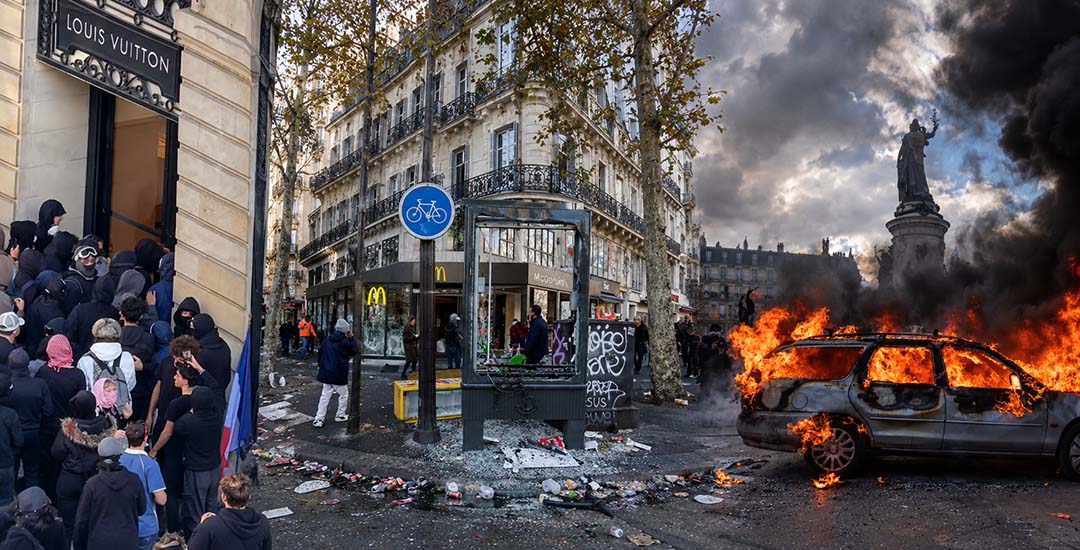 Paris em chamas
